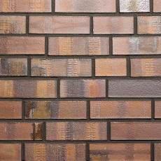 Плитка для стен и фасадов  Klinker Brick WK04S Rotbraun-bunt Spezial