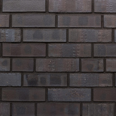 Плитка для стен и фасадов  Klinker Brick WK05KS Eisenschmelz- Schwarzbraun Kohle Spezial