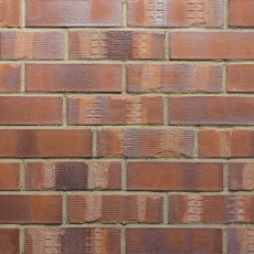 Плитка для стен и фасадов  Klinker Brick WK04KS Rotbraun-bunt Kohle Spezial